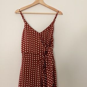 Missguided polka dot jumpsuit